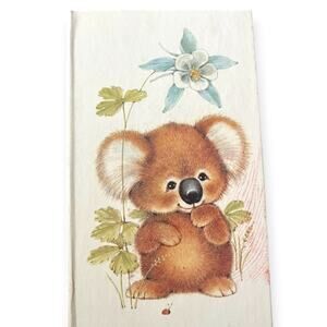 Vintage Hallmark Koala Photo Album | 1972 | Hold 70 photos Made in the USA EUC